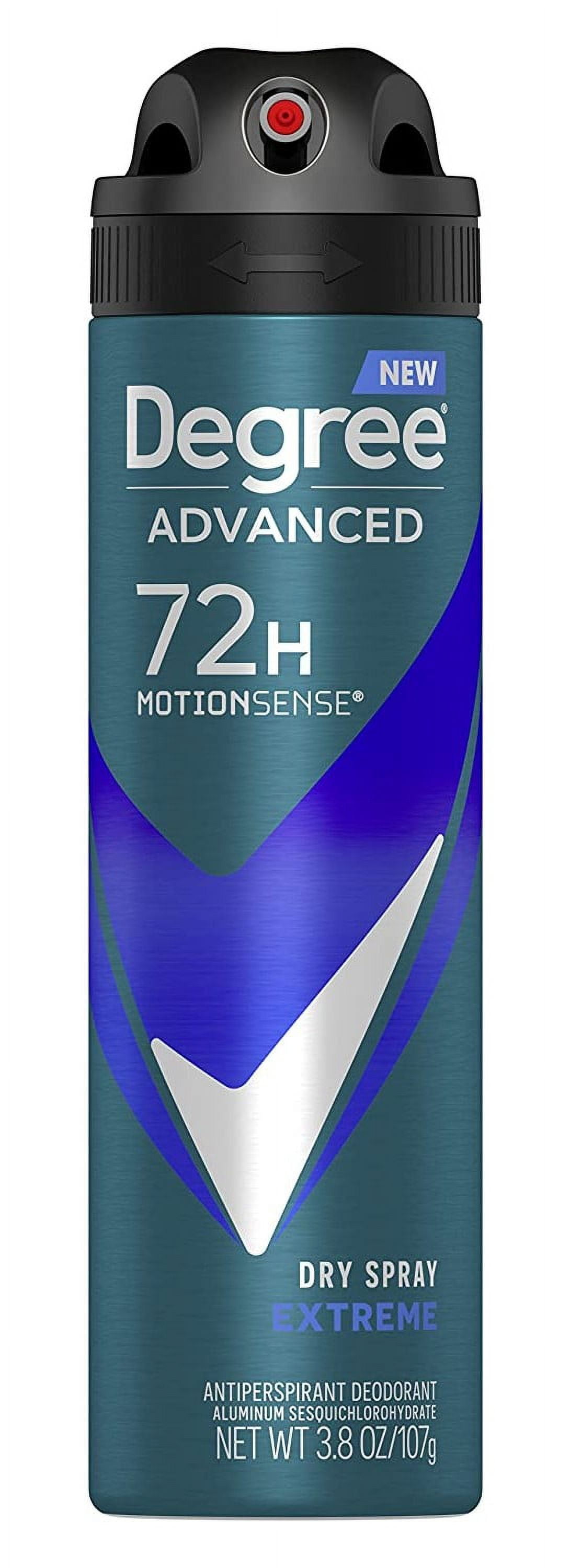 Degree Deodorant Advanced 3.8oz Dry Spray Extreme (Pack of 2)