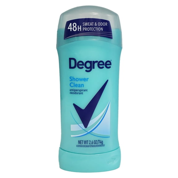 Degree Deodorant Women Shower Clean, 2.6 Oz., Pack of 3
