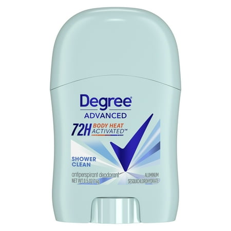 Degree Dry Protection Antiperspirant Deodorant Shower Clean, Travel Size, 0.5 oz