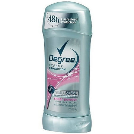Degree Expert Protection Deodorant For Women, Sheer Powder - 2.6 Oz, 6 Pack