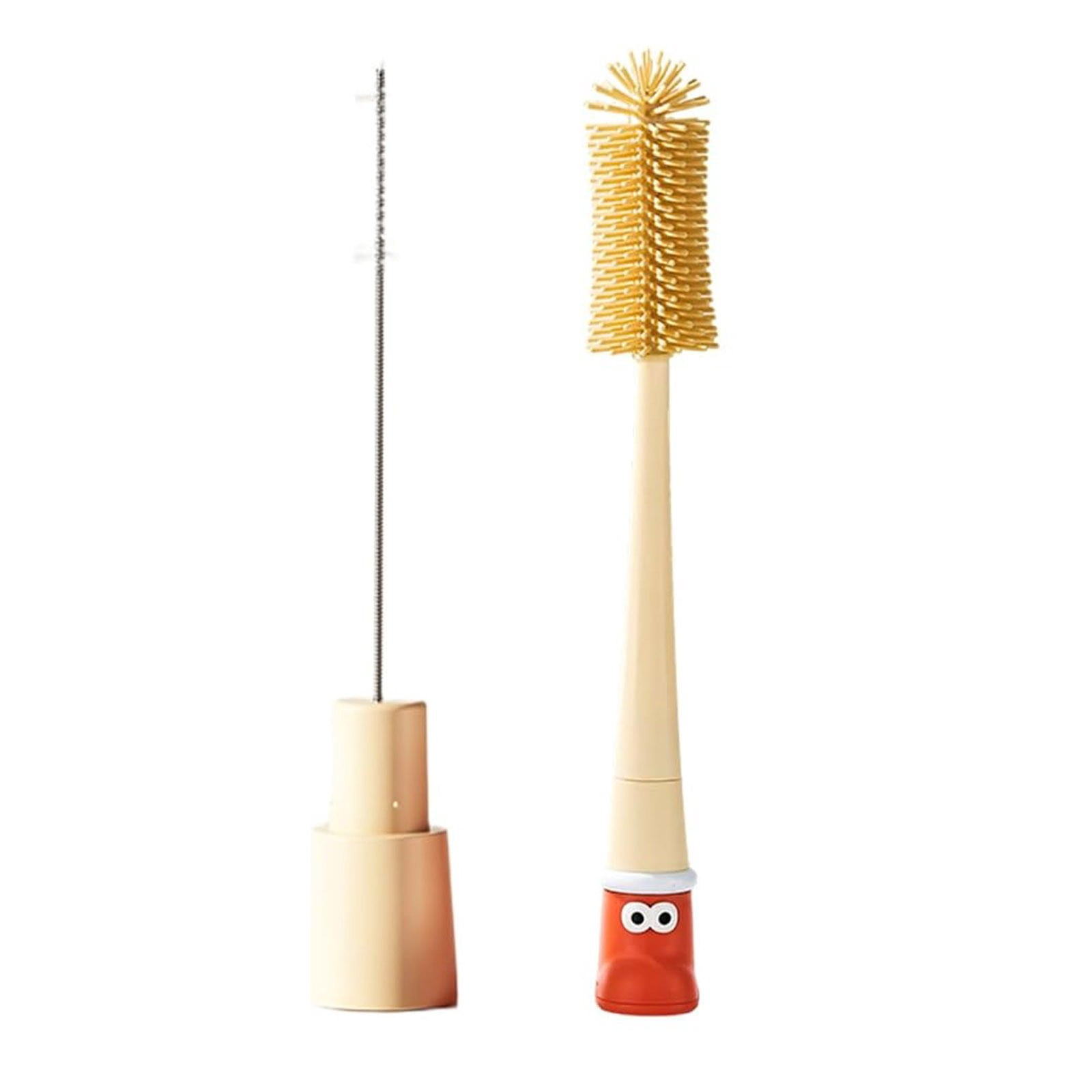 Degree Flexible Silicone Bottle Brush 5 in 1 Cleaning Tool for Narrow ...