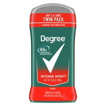 Degree Long Lasting Men's Deodorant Stick Twin Pack, Intense Sport, 3 oz
