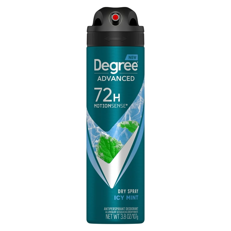 Ungdom frokost Bevidst Degree Men 72H Sweat & Odor Protection Antiperspirant Deodorant Dry Spray  Icy Mint, 3.8 oz - Walmart.com