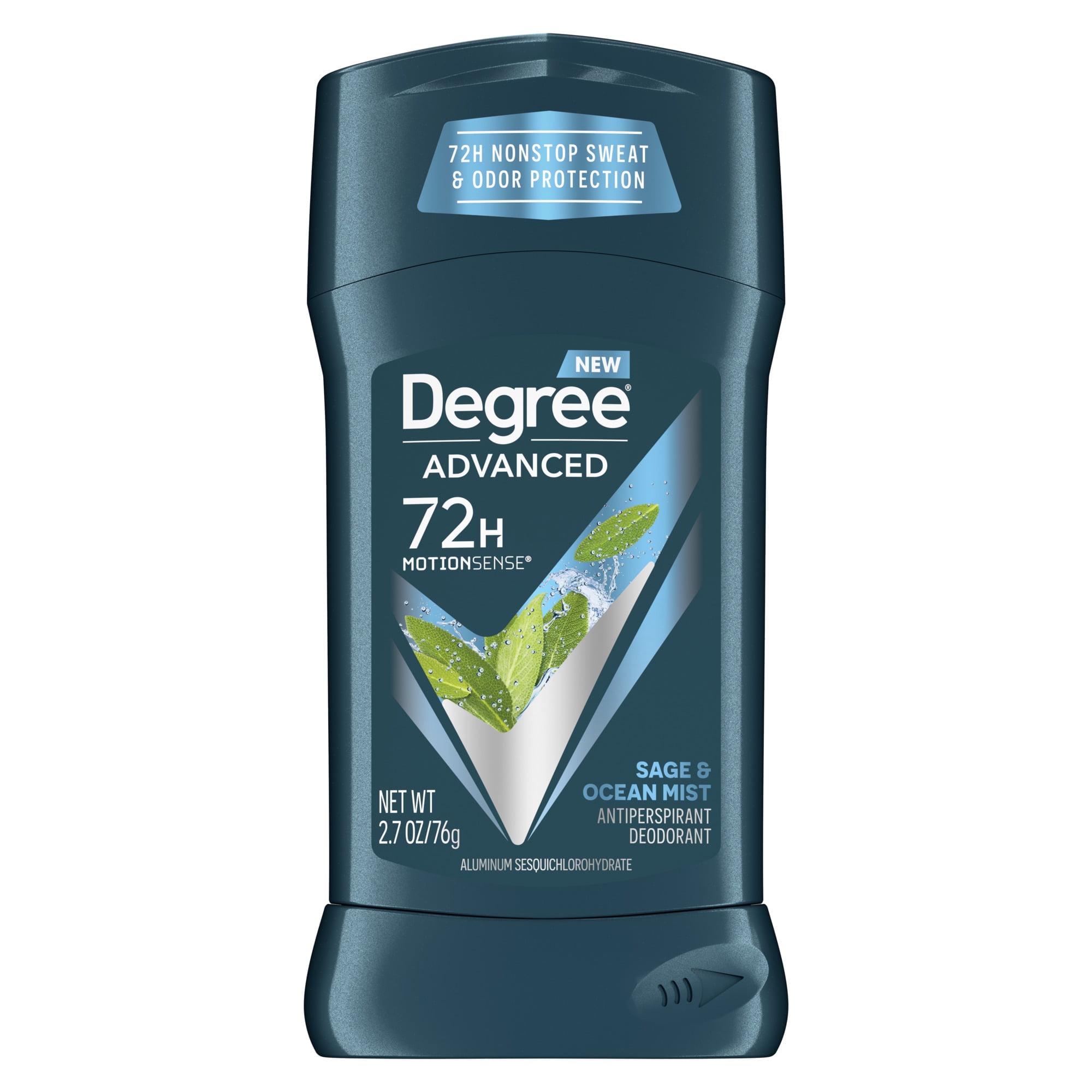 Degree Men Advanced 72H Antiperspirant Deodorant Sage & Ocean Mist, 2.7 oz