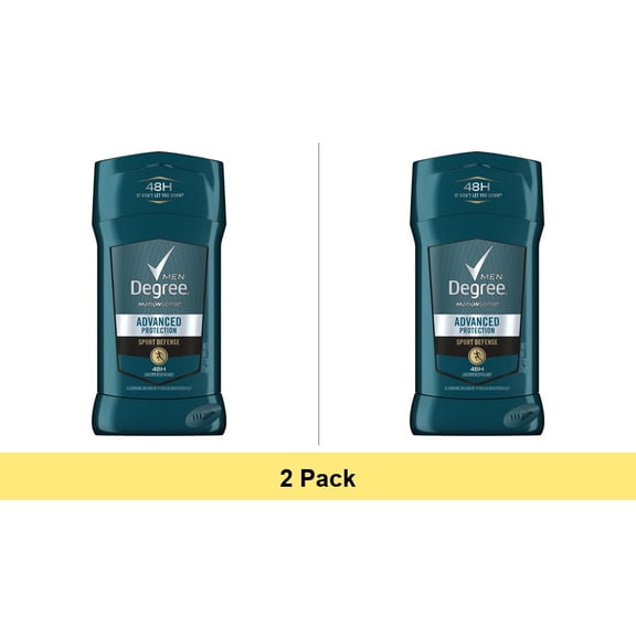 Degree Men Advanced 72H Antiperspirant Deodorant Sport Defense, 2.7 oz - 2 Pack