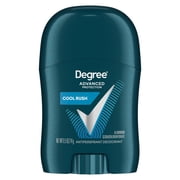 Degree Men Antiperspirant Deodorant 72-Hour Sweat & Odor Protection Cool Rush Antiperspirant For Men With Body Heat Activated Technology ,0.5 oz