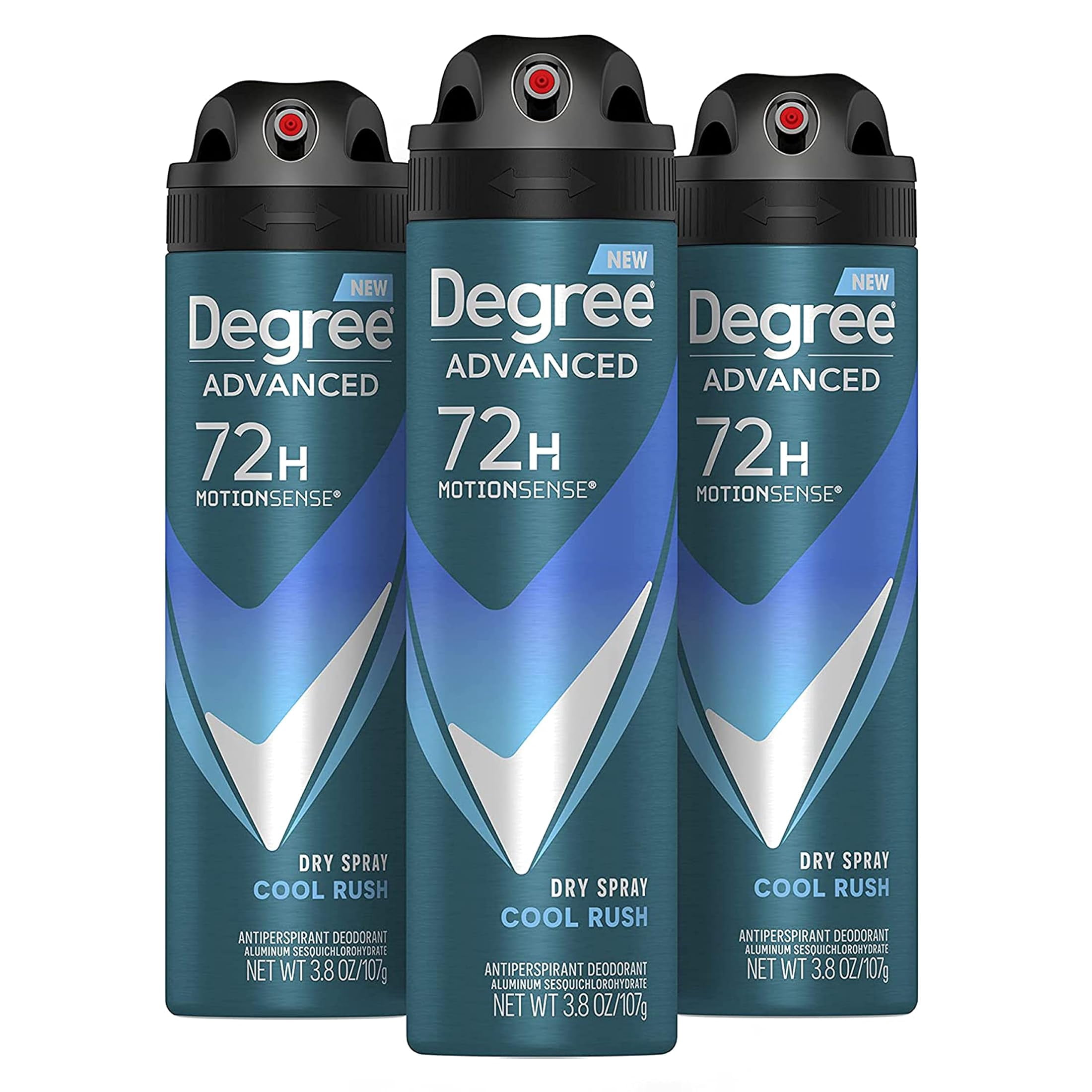 Degree, Men Antiperspirant Deodorant Dry Spray, Cool Rush, 3.8 oz ...