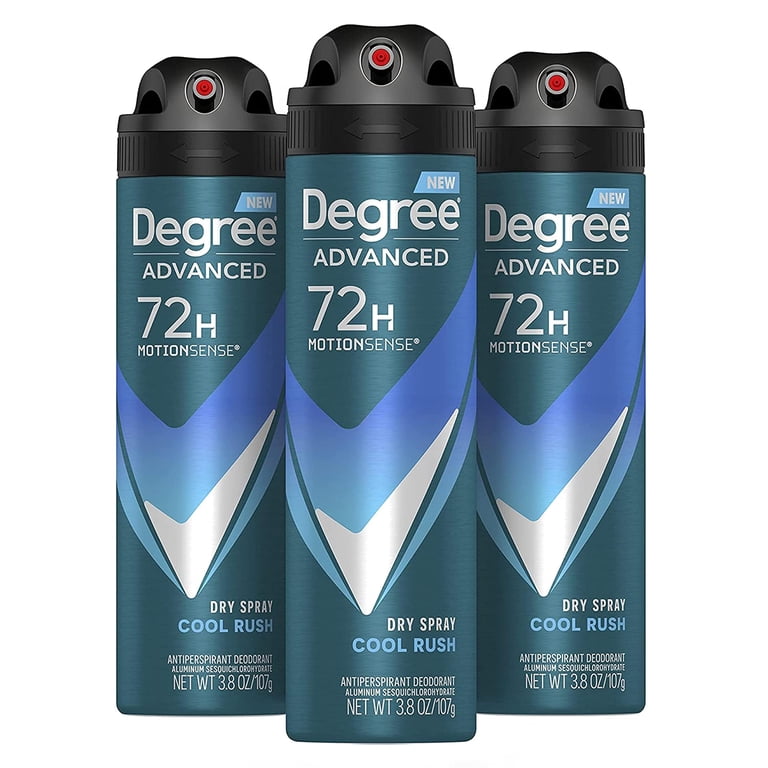 Degree Men Antiperspirant Deodorant Dry Spray for Men Cool Rush