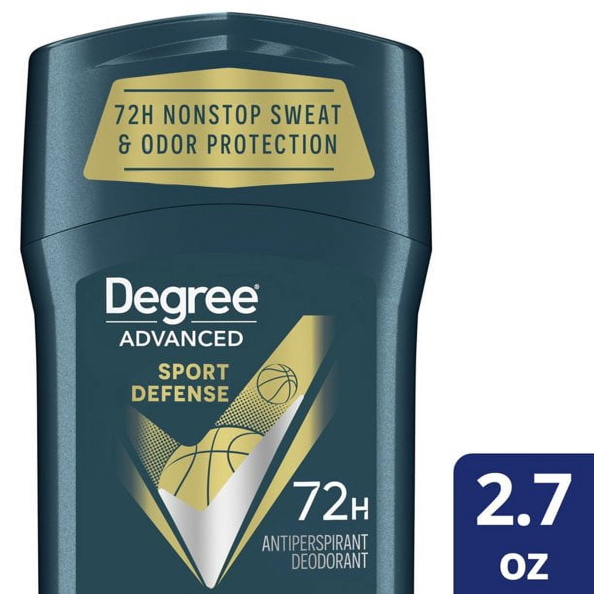 Degree Men Antiperspirant & Deodorant Solid, Sport Defense 2.7 oz (Pack of 4)