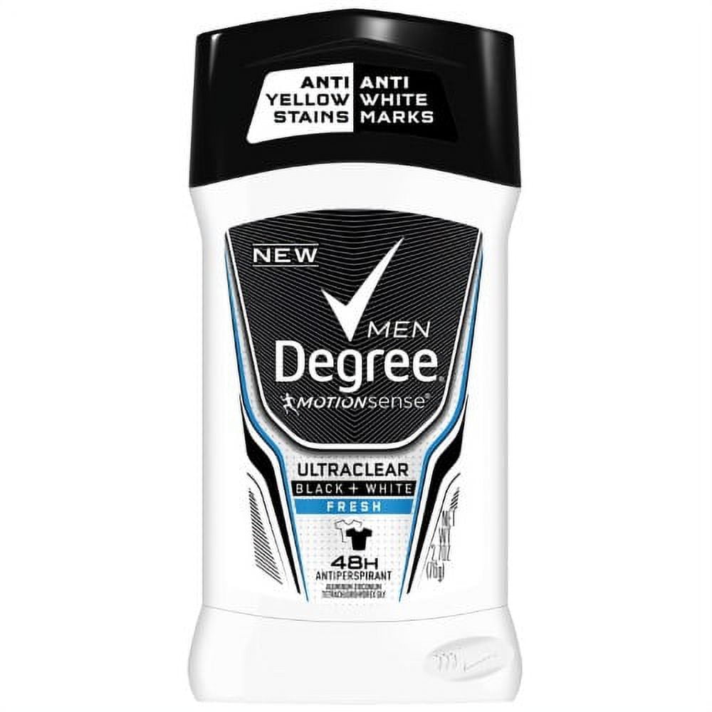 Degree Men Black & White UltraClear Antiperspirant Deodorant (Pack of 10)