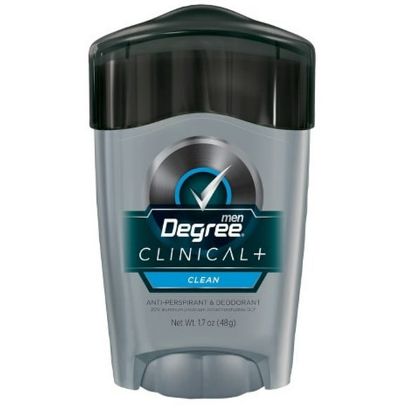 Degree Men Clinical + Anti-Perspirant & Deodorant, Clean 1.70 oz (Pack of 3)