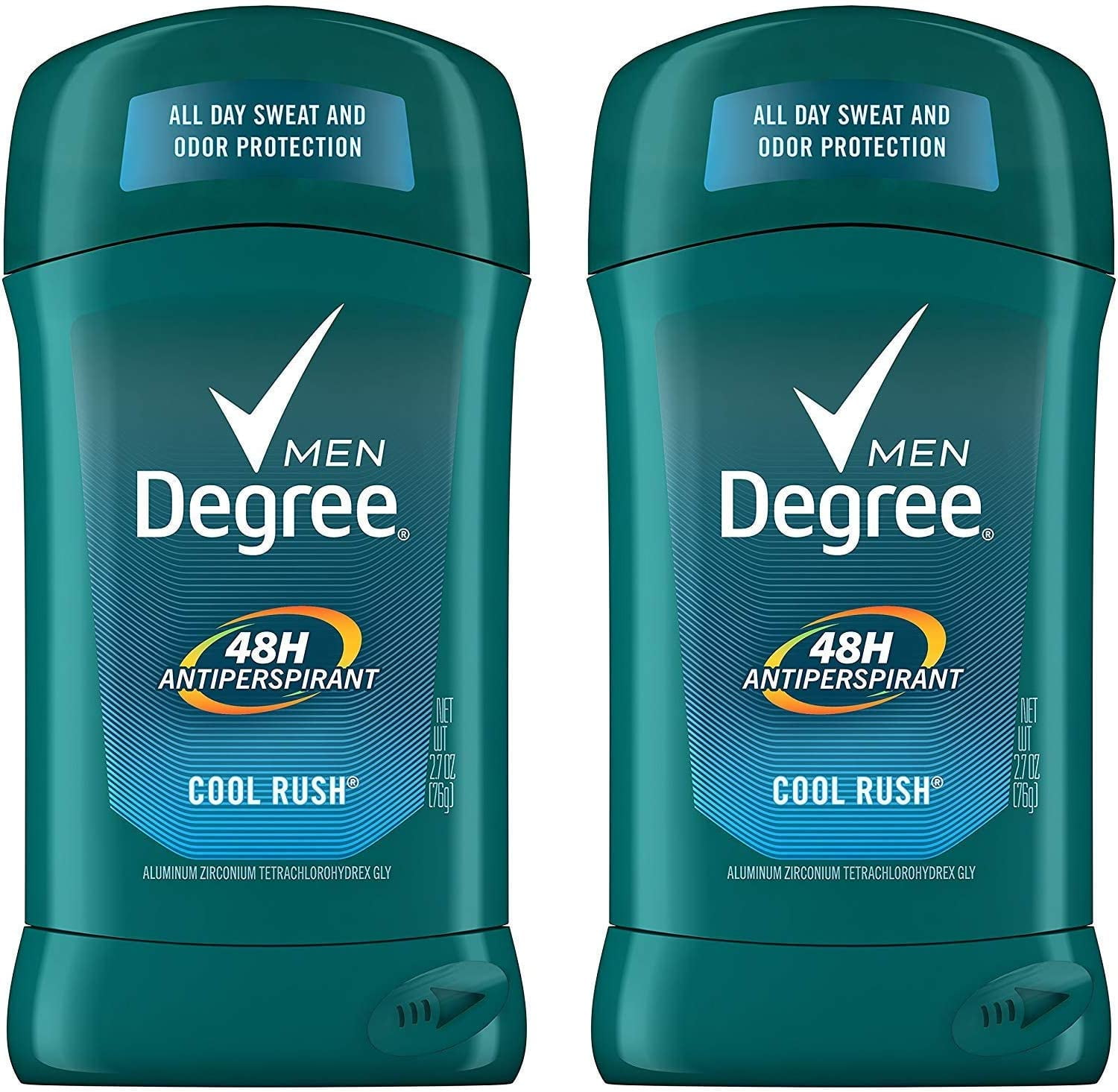 Degree Men Cool Rush 48 hour Antiperspirant 2.7 Ounce 2 Pack