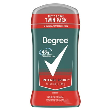 Degree Men Intense Sport 24H Deodorant, 3 oz, 2 count