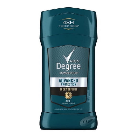 Degree Men Motion Sense Advanced Protection Antiperspirant and Deodorant, Sport Defense, 2.7 oz, 6 Pack