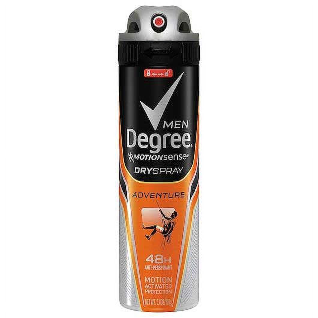 Degree Men MotionSense Adventure Antiperspirant Dry Spray 3 8 Ounce Degree Men MotionSense Adventure Antiperspirant Dry Spray 3 8 Ounce