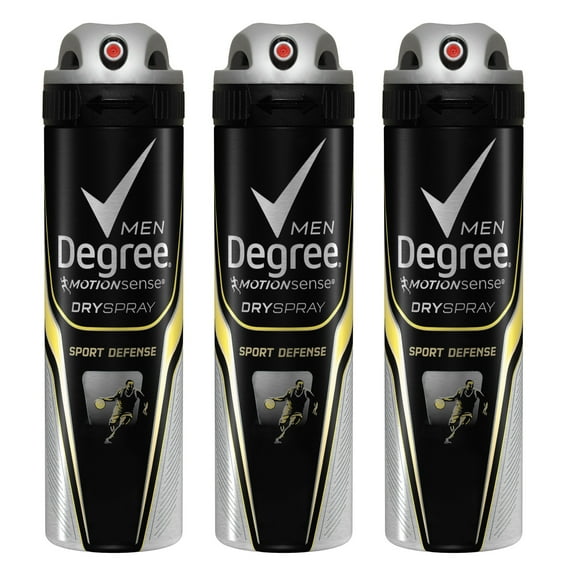 Degree Men MotionSense Antiperspirant Deodorant Dry Spray Sport Defense 3.8 oz, 3 count