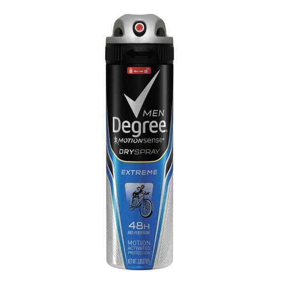 Degree Men Motionsense Antiperspirant Deodorant Dry Spray, Extreme, 3.8 oz, 3 Pack