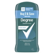Degree Men Original Antiperspirant Deodorant 48-Hour Sweat & Odor Protection Cool Rush Antiperspirant for Men 2.6 oz, Twin Pack
