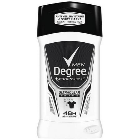 Degree Men Ultra Clear Black + White Antiperspirant and Deodorant (Pack of 4)