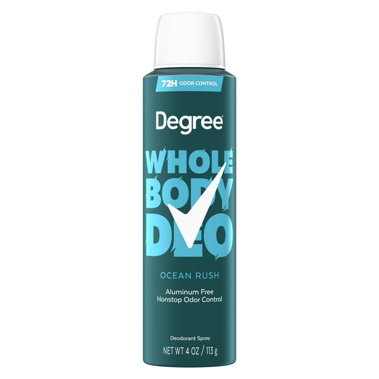 Degree Whole Body Deodorant Spray for Men Ocean Rush Scent oz - Main Image