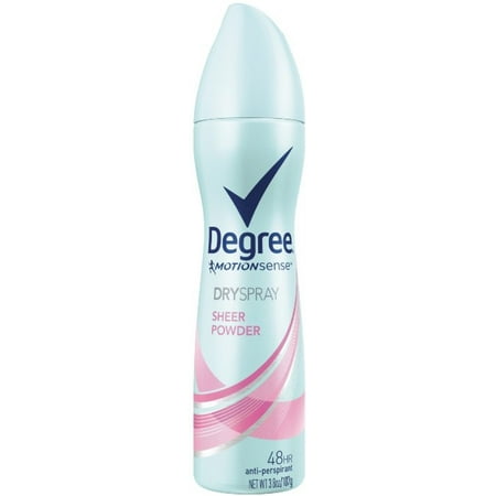 Degree MotionSense Dry Spray Antiperspirant, Sheer Powder 3.8 oz