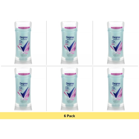 Degree MotionSense Long Lasting Antiperspirant Deodorant Stick, Sheer Powder, 2.6 oz - 6 Pack