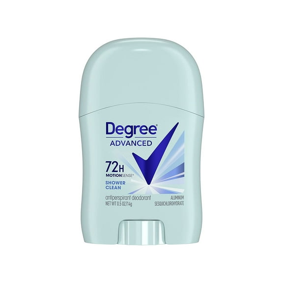 Degree Advanced Antiperspirant Deodorant Stick Shower Clean 72 Hour Protection 0.5 oz (Pack of 2)
