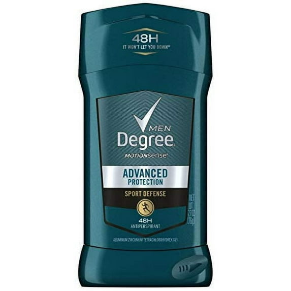 Degree Sport Defense Advanced Protection Antiperspirant Deodorant Stick, 2.7 Oz (Pack Of 5)