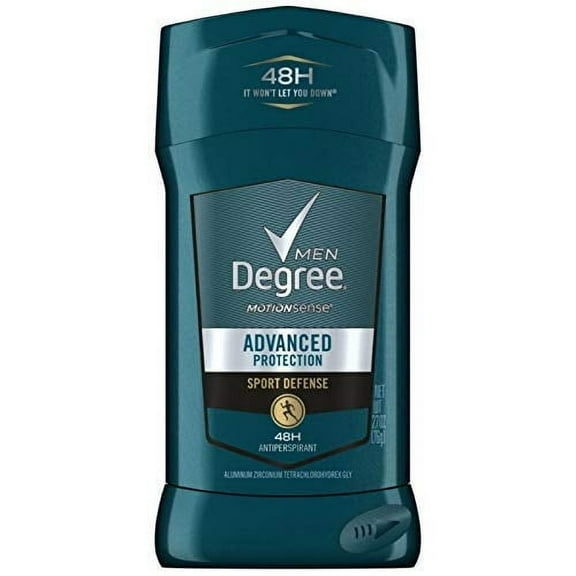 Degree Sport Defense Advanced Protection Antiperspirant Deodorant Stick, 2.7 Oz (Pack Of 5)