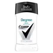 Degree Men UltraClear Antiperspirant Deodorant 72-Hour Sweat and Odor Protection Black+White Antiperspirant For Men With MotionSense Technology, 2.6oz