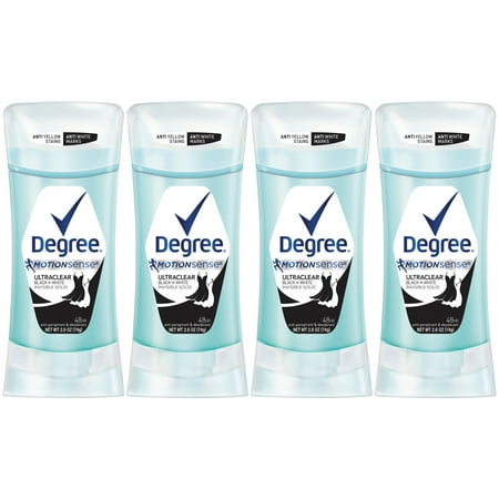Degree UltraClear Black + White Antiperspirant Deodorant, 2.6 oz, 4 count price history and forecast - Degree 45381