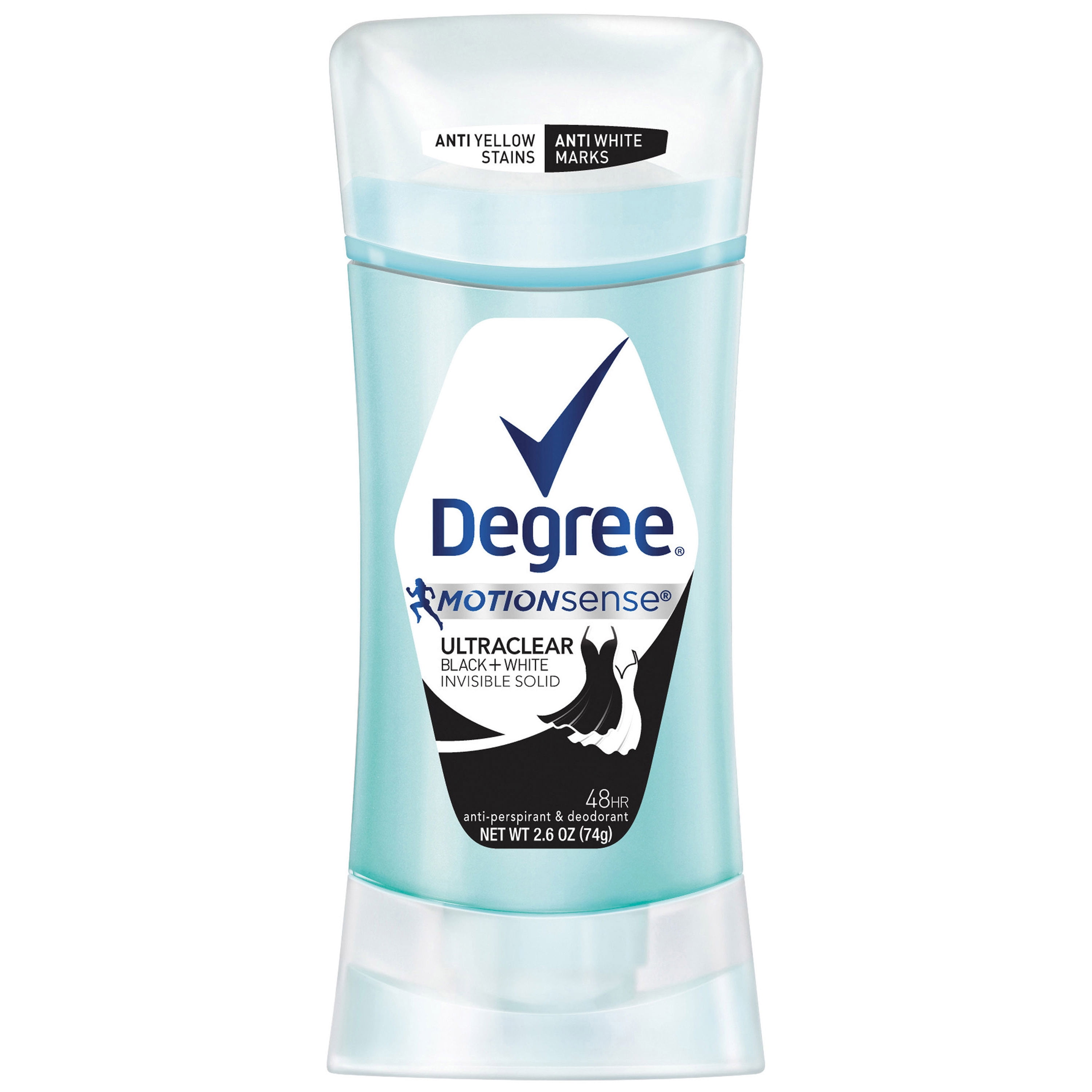Degree UltraClear Black+White Antiperspirant Deodorant, 2.6 oz