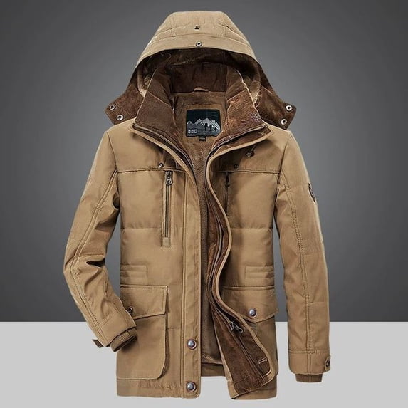 Degree Winter Parkas Men Down Jacket Male White Duck Down Jacket Hooded Outdoor Thick Warm Padded Snow Coat plus size