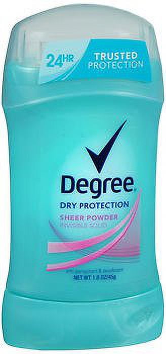 Degree Women Anti-Perspirant And Deodorant Invisible Solid, Sheer Powder 1.6 Oz (Pack Of 5)
