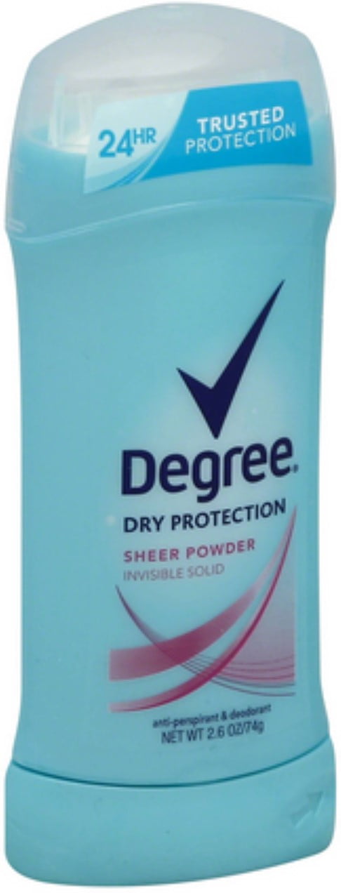 Degree Women Anti-Perspirant Deodorant Invisible Solid Sheer Powder 2.60 oz (Pack of 3)