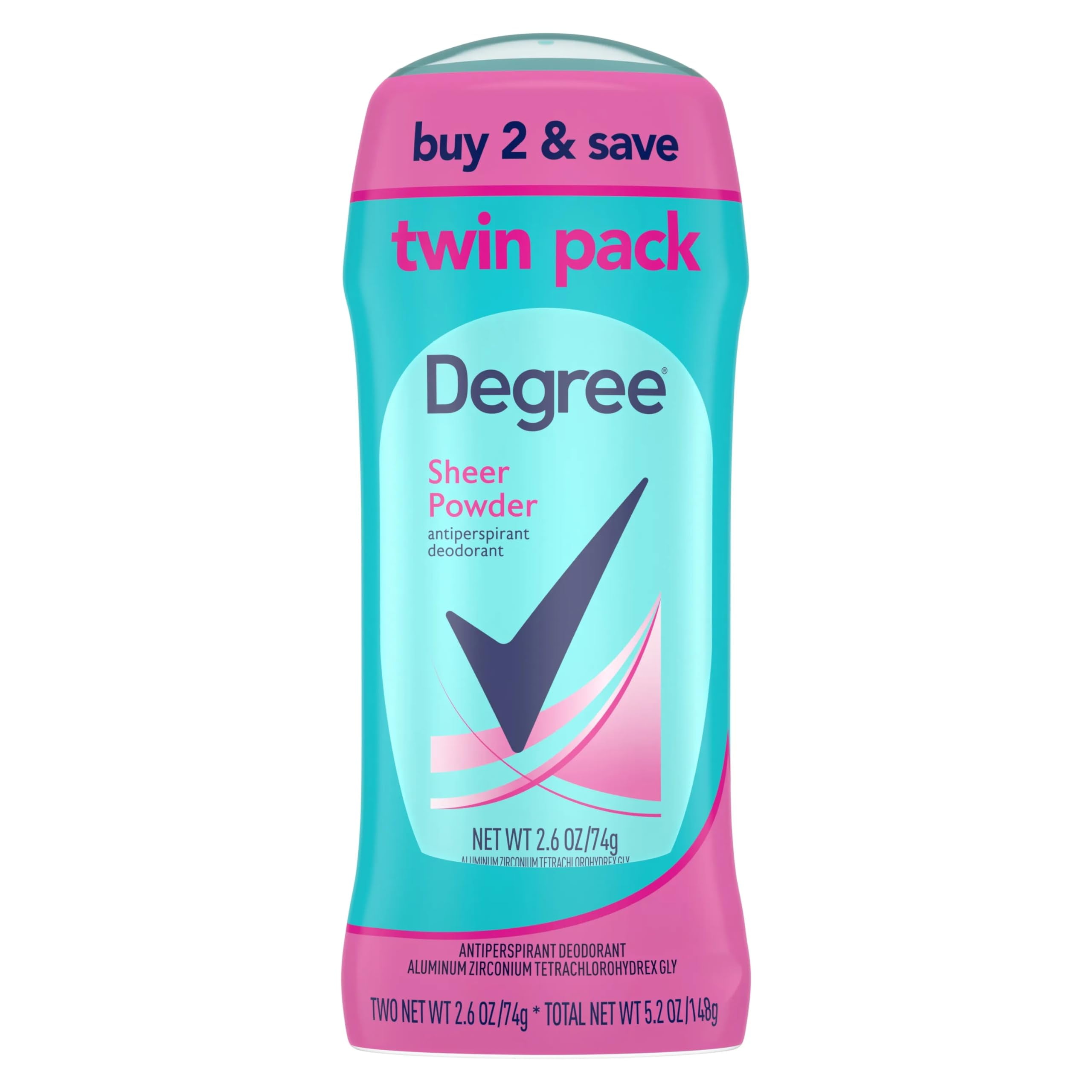 Degree Women Antiperspirant Deodorant Stick Sheer Powder Ounce