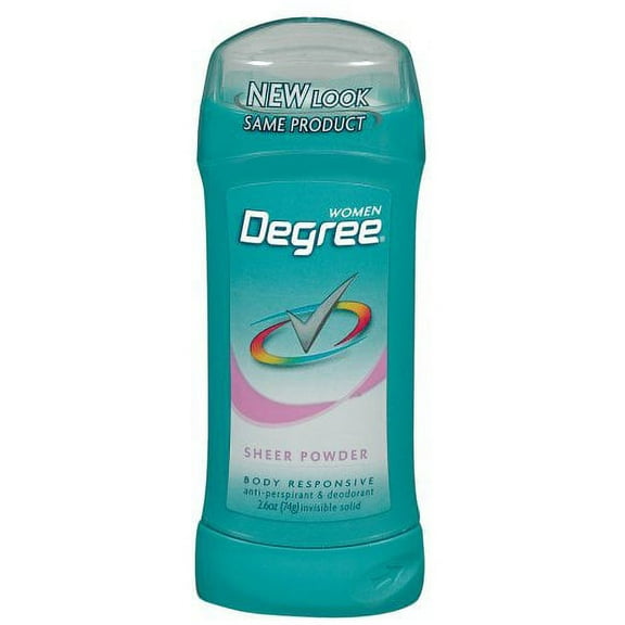 Degree Women's Invisible Solid Anti-Perspirant & Deodorant-Sheer Powder-2.6 oz (Pack of 10)