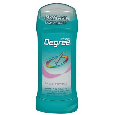 Degree Women's Invisible Solid Anti-Perspirant & Deodorant-Sheer Powder-2.6 oz (Pack of 4)