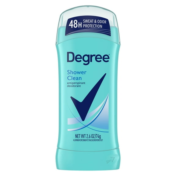 Degree Women's Long Lasting Antiperspirant Deodorant Stick, Shower Clean, 2.6 oz