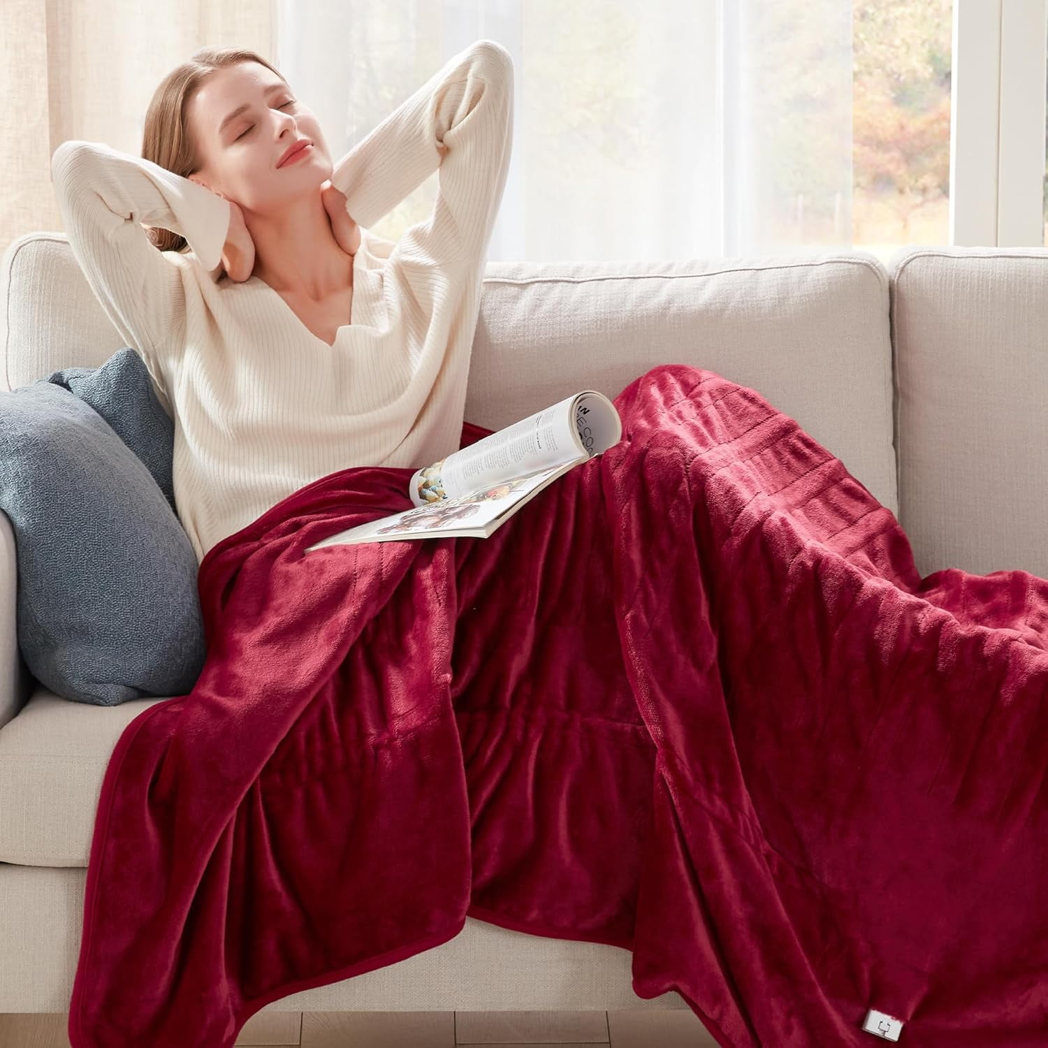 Visual Reference: Degrees Of Comfort Heated Blanket Electric Throw