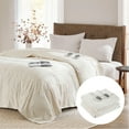 thumbnail image 1 of Degrees of Comfort White Heated Blanket, Cream Full Size Heating Blanket for Bed, Fuzzy Plush, Auto Shut Off, Machine Washable | UL Certified - 80Wx84L, 1 of 4