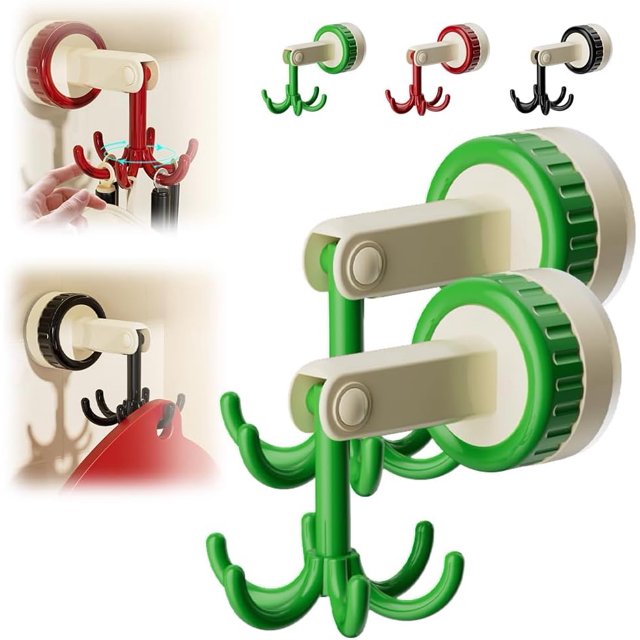Degrees Rotating Folding Hook, 2024 New Suction Cup Hooks Under