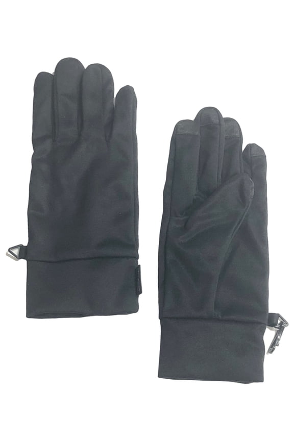 Degrees Womens Sleek Black Touchscreen Tech & Text Driving Gloves Large