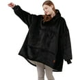 thumbnail image 1 of Degrees of Comfort Wearable Blanket Hoodie for Adults Women & Men - Cozy Warm, One Size Fits All, 1 of 14