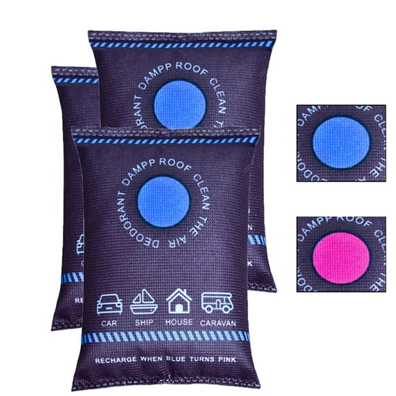 Dehumidification Bag Desiccant, 2025 Reusable Moisture Absorber Pack, Reusable Dehumidifier Bags, Car Moisture Absorber for Windows Interior, Portable Condensation Prevention for Wardrobe