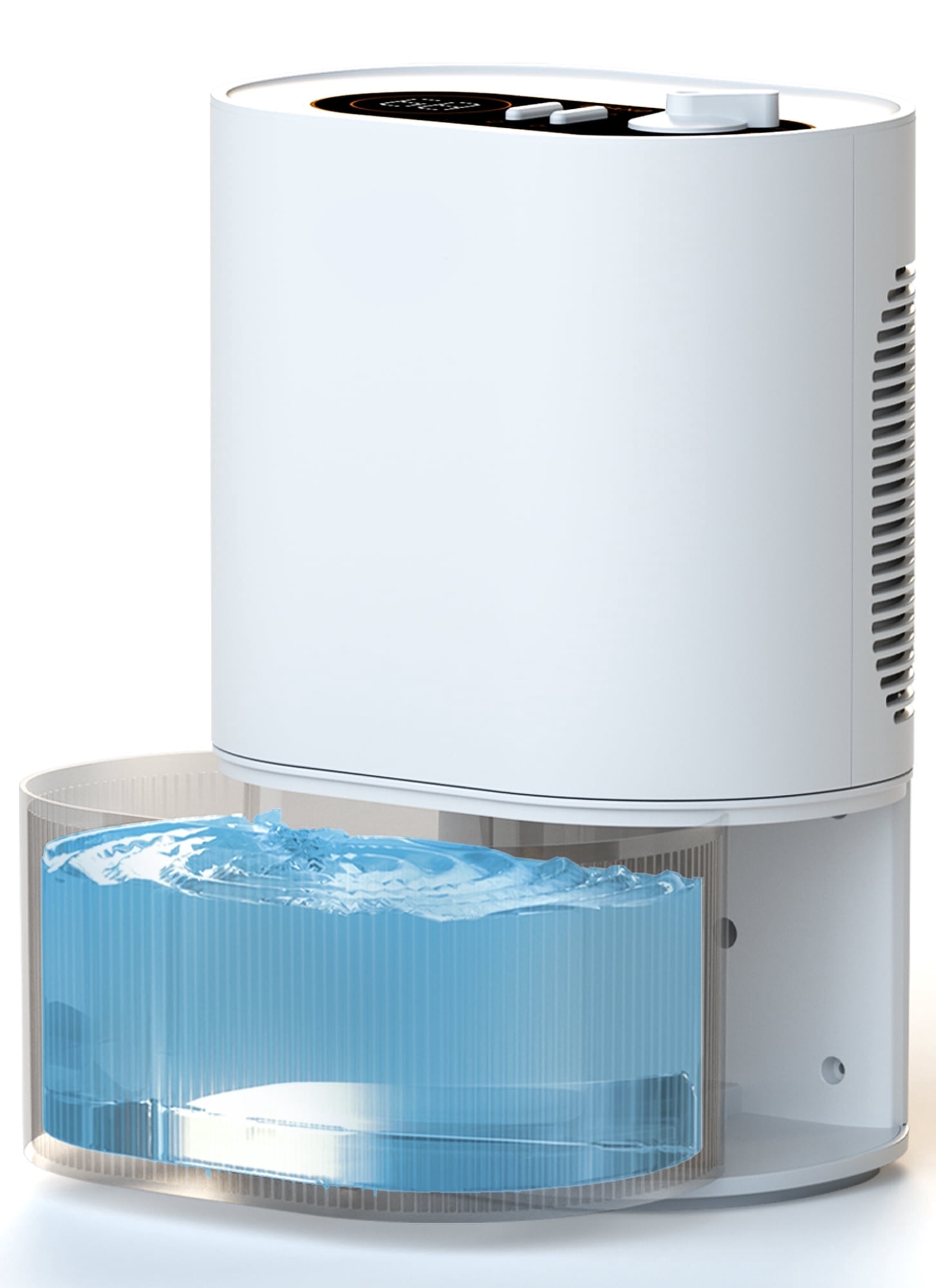 Dehumidifier 120 oz. Large Capacity Tank, Powerful Dehumidifier LED Display with Timer 7-Colour Ambient Light, Auto off, Sleep Mode, Timer, Energy Efficient Cabinet Bathroom 01