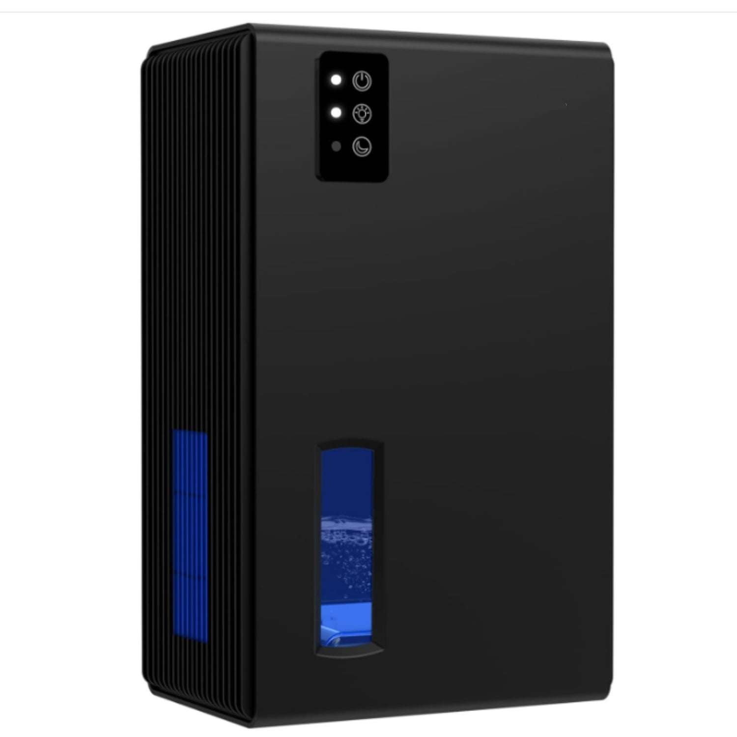 Dehumidifier,98 OZ Dehumidifiers for Home,(1100 sq.ft) Dehumidifiers for Basement Bathroom Bedroom with Auto Shut Off, Switchable 7 Colors Light(Black)