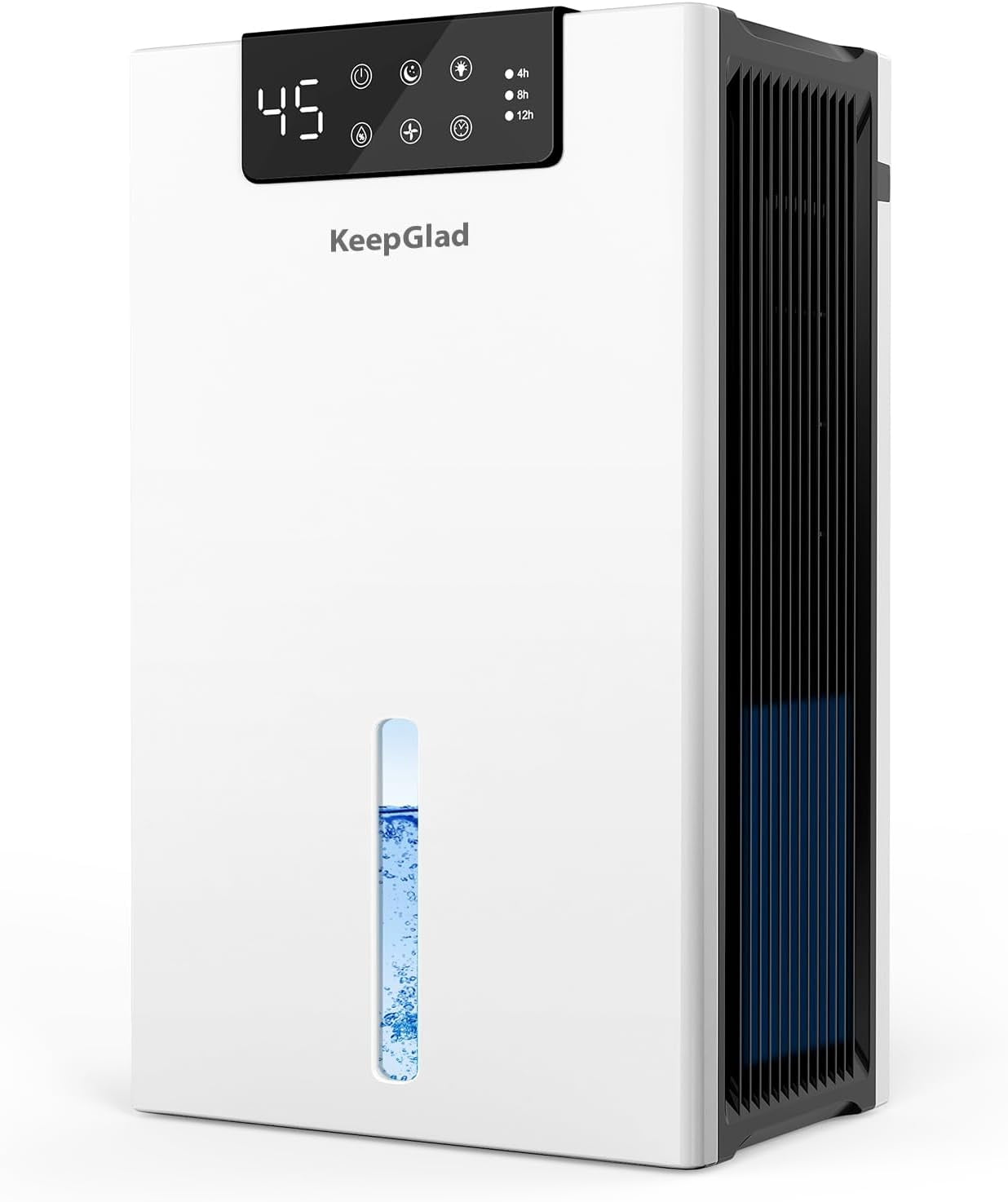 Dehumidifier, 98OZ Dehumidifiers for Home(1000sq.ft), Humidity Display Dehumidifier