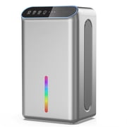 Dehumidifier for Basement 85 OZ, 800 sq ft Quiet Dehumidifiers for Home, Auto Shut-Off, Sleep Mode, 3 Gear Timer8H,16H,24H, Small Dehumidifier for Bedroom, Bathroom with Drain Hose Deep Sliver