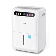 Behome 4500 Sq.Ft Energy Efficient Dehumidifier Intelligent Humidistat Max 80 Pint/Day Smart Compressor Dehumidifier with Drain Hose for Basement,Home,Bedroom,Bathroom